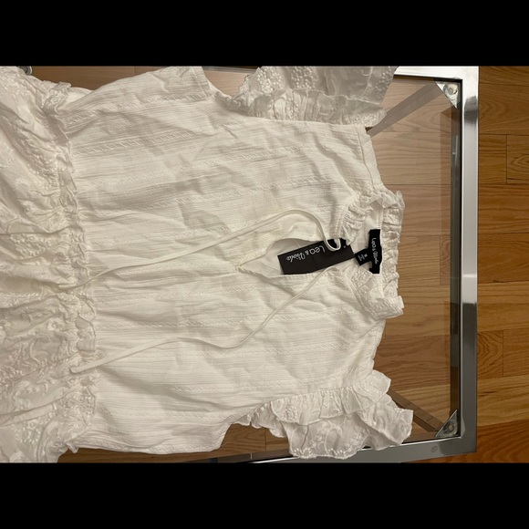 New white ruffle dress - Picture 2 of 2